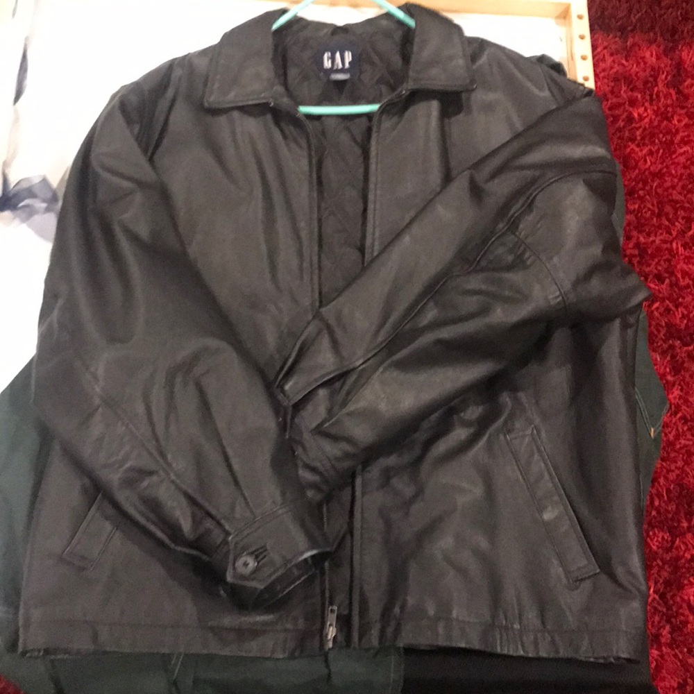 Gap leather jacket
